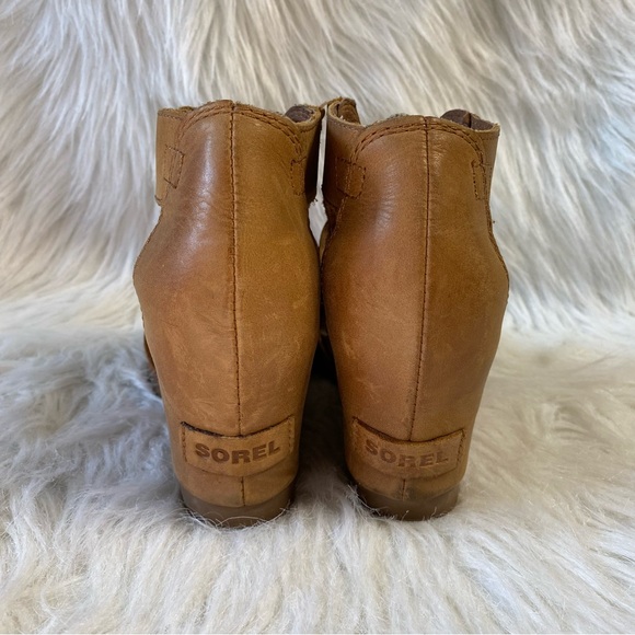 Sorel Joanie II Lace Ankle Wedge Sandals 7.5 - Picture 7 of 9